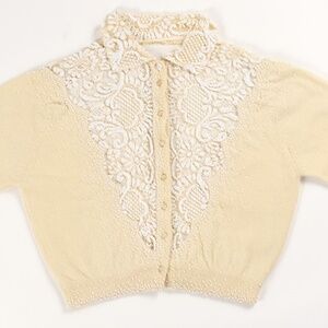 Jo-Ro Imports Sweater with Lace and Beading